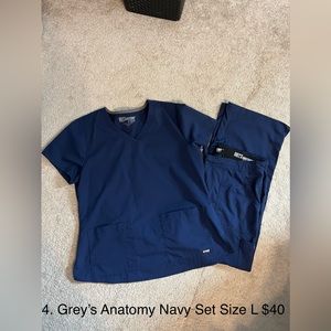 Grey’s Anatomy Navy Scrub Set